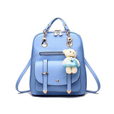 baby blue backpack w charm