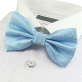 Mens Pre-Tied Blue Bow Tie for Formal Events - Gifts Are Blue - 2