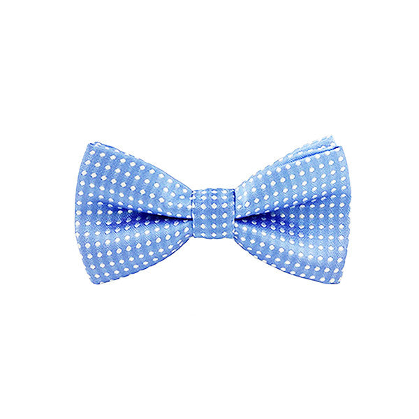 Boys Blue Polka Dot Pre-Tied Bow Ties for Formal Events – Gifts Are Blue
