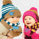 Little Kids Knitted Winter Beanie Hat and Scarf Set, 6 Month Baby to Toddlers, Boy & Girl Babies, all SKUs