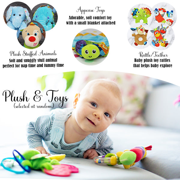 Newborn Baby Boy Gift Box, Ready to Gift Baby Set, 12 Items; Toy Details