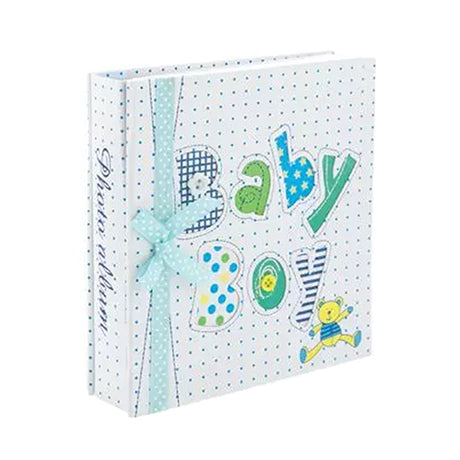 Baby Photo Album - Boy - Holds 72 Photos - 4x6 Pictures