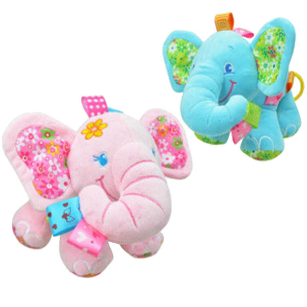 Cute Plush Lullaby Musical Elephant Toy for Baby Gifts Are Blue