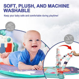 Baby Activity Play Mat & Gym for Tummy Time - Ultra Soft and Safe