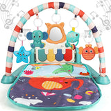 Baby Tummy Time Activity Play Mat with Interactive Music Keyboard