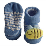 Cute Infant Baby Cotton Socks Shoes, 0 to 6 Months - Gifts Are Blue - 11