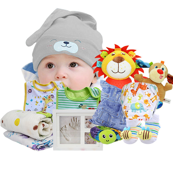 Baby Unisex Gift Box, Ready to Gift Baby Set, 12 Items; Main