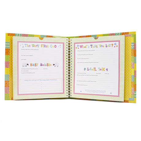 Baby's First Year Keepsake Memory Album Book-pockets-Great Baby Shower Gift