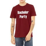 Bachelor Party Groom and Groomsmen T-Shirts, Crewneck, Bachelor Party Shirts, Groomens Shirts, Groomsmen Tees - Cardinal T-Shirt