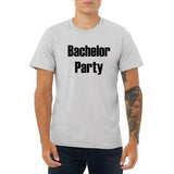Bachelor Party Groom and Groomsmen T-Shirts, Crewneck, Bachelor Party Shirts, Groomens Shirts, Groomsmen Tees - Solid Grey T-Shirt