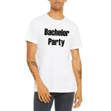 Bachelor Party Groom and Groomsmen T-Shirts, Crewneck, Bachelor Party Shirts, Groomens Shirts, Groomsmen Tees - White T-Shirt