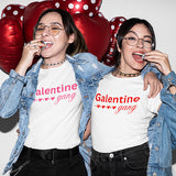 Cute Galentine tshirts for Valentines Day in sizes Petite to Womens Plus. Select your favorite shirt style, color and text color. all SKUs