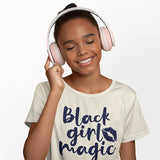 This Black Girl Magic Shirt is available in youth sizes and adult sizes.  Choose from different styles and colors.  It’s a great Melanin Shift and Self Love Shirt that can be worn during Black History Month & Juneteenth, but also year round.