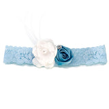 Blue Vintage Lace Wedding Garter