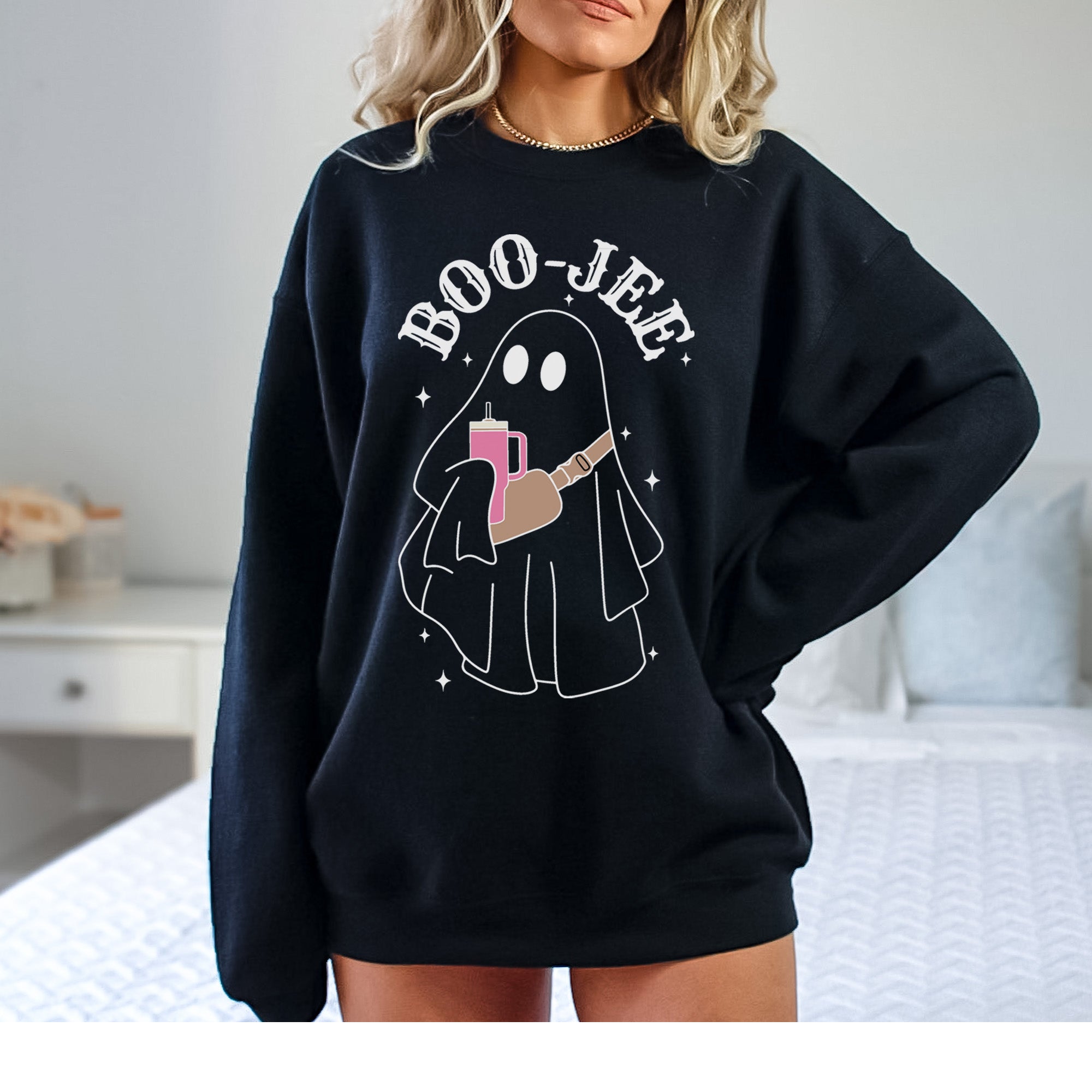 Halloween sweatshirt for women in various colors and sizes. all SKUs