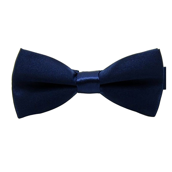 boys navy blue formal bow tie
