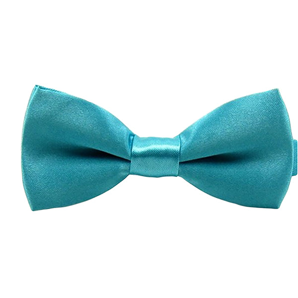 boys turquoise blue formal bow tie