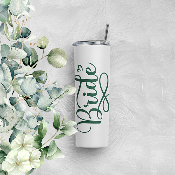 Personalized Bridesmaid Tumblers for the Entire Bridal Party, Proposal Gift for Bridesmaid, Maid of Honor, Flower Girl - Wedding Tumbler