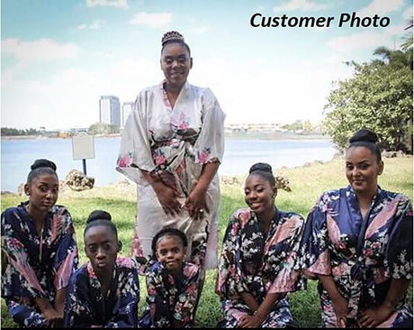 Navy Blue Bridesmaid Robes - all SKUs