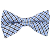 Boys Blue Pre-Tied Bowtie, Stripes, 1 to 10 years - Gifts Are Blue - 2