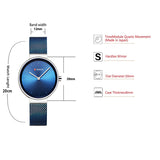 curren womens watch blue on blue details