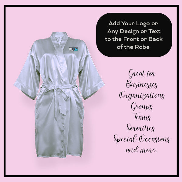 Great business swag robes with your company logo or event logo on the front or back of the robe.  all SKUs