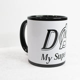 Novelty Fathers Day Mugs Dad My Superhero Son, Novelty Coffee Cups, Gifts for Dads, Gifts for Fathers - Alt
