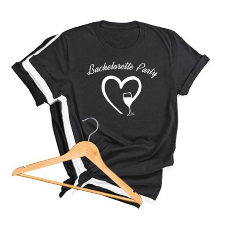 Personalized Bachelorette Party TShirts for Bride and Bridesmaids Set Of 4 TShirts - Gifts Are Blue