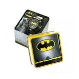 DC Comics Batman LCD Watch with Gift Case, Black/Yellow, Silicone Band, Ages 4-7