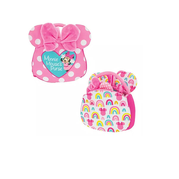 Disney Baby Pink Minnie Mouse Purse with Phone, Perfume Rattle, Mirror & Credit Card - Ages 6M+-main