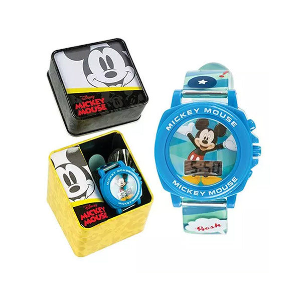Disney Mickey Mouse LCD Watch - Kids Watch for Ages 3 to 6 - Silicone Band - Main