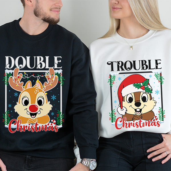 Matching Couple Christmas Sweatshirts. All SKUs