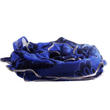 Elegant Flower Shaped Blue Womens Scarf Wrap - Gifts Are Blue - 5