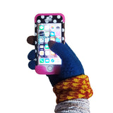 Womens Elegant Touch Screen Winter Gloves - Gifts Are Blue - 3