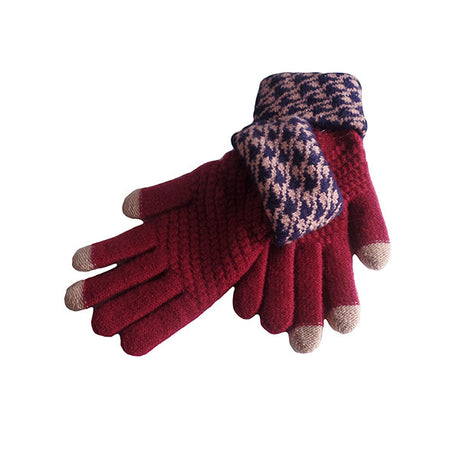 Womens Elegant Touch Screen Winter Gloves - Gifts Are Blue - 8