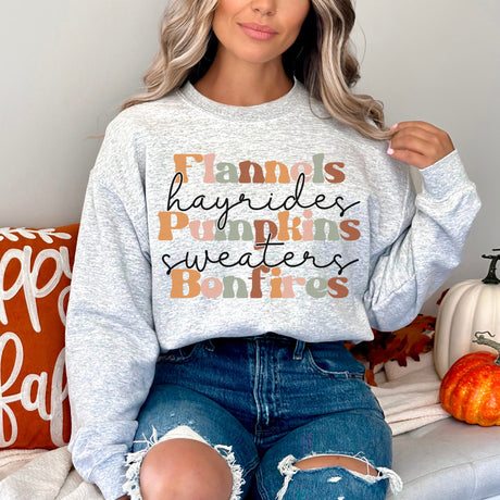 Cute, comfy and cozy sweatshirt for the Fall seaosn. All SKUs