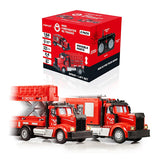 Force1 Mini FireFighter Remote Control Trucks - 2 Pack Set - Packaging - Spray w Lift Trucks