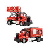 Force1 Mini FireFighter Remote Control Trucks - 2 Pack Set - Main - Spray w Lift Trucks