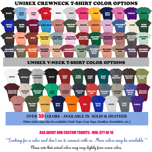 Bachelorette Party Bride And Bridesmaids Matching T Shirts, Bridesmaid Crewneck and V-neck Shirts; all SKUS