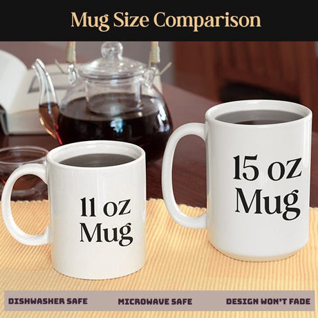 These custom wedding mugs are available in 11 oz and 15 oz sizes.  all SKUs