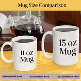 Old Fashioned Hot Cocoa Mug for Christmas & Winter Months - Coffee Mug, 11oz & 15oz Mug