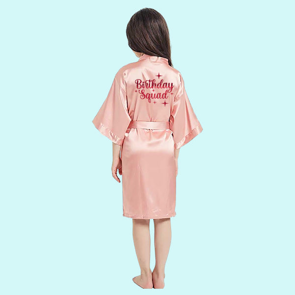 Birthday Girl Robes Personalized with Birthday Number, Name and Text 