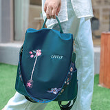 Lovely Oxford Backpack with Anti-theft & Water Resistant Design, Alt, Turquoise Blue