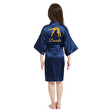 Custom Girl Robes, Athlete, Dance & Cheerleader Silhouette, Personalized Dancer Robe, Costume Cover Up, Team Gifts, Event Getting Ready Robe