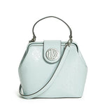 Christi Mini Frame Satchel by Guess - FF828395/14136569 - Womens Handbag - Small - Pale Blue - Maini