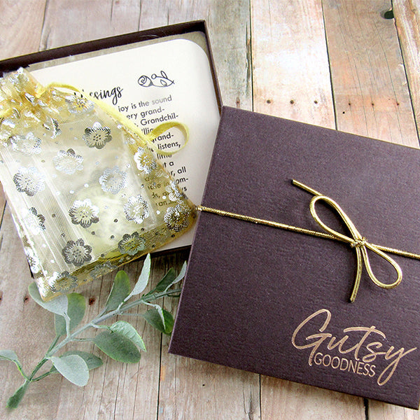 Gutsy Goodness Box Packaging for Miscarriage Keychain Gift