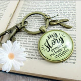 gutsy-goodness-my-story-doesnt-include-your-statistics-alt3, Motivational Keychains, Gifts For Cancer Free Patients, Inspirational Gifts