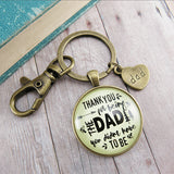 gutsy-goodness-thank-for-being-the-dad-you-didnt-have-to-be-father-figure-keychains-alt2, Father's Day Gifts, Gifts For Dads, Gifts For Fathers