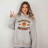 Cute Halloween hoodie to wear at school and be in the Halloween spirit. All SKUs