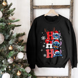 Ho Ho Ho Holiday Sweatshirt - Christmas Sweatshirt - Sizes S to 5XL